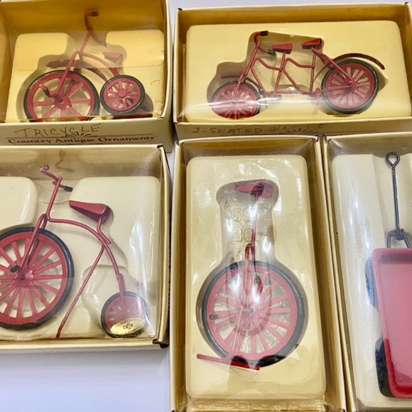 Vintage, Rare, Country Antique Toy- Ornaments- Tricycle - Picture 10 of 11